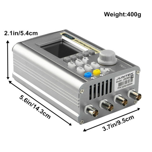 Générateur de signaux de forme d'onde arbitraire programmable à double canal JUNTEK, fréquence : 15 MHz () SH101B1028-010