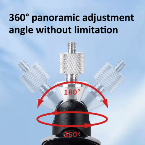 Support de projecteur à structure entièrement métallique avec support à cardan pour une rotation à 360 degrés SH2133167-010