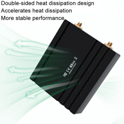 Amplificateur de signal d'extension HDMI sans fil 200 m, émetteur + récepteur (noir) SH401A1046-010