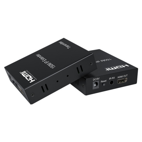Câble d'extension réseau HDMI 150 m IP un à plusieurs écrans d'ordinateur, émetteur + récepteur, prise américaine SH2360343-09