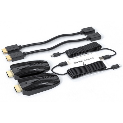 Rallonge sans fil HDMI 150 m 1080P à travers le mur, émetteur + récepteur SH2365312-09
