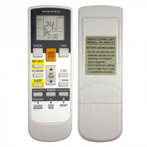 Pièces de rechange pour télécommande de climatiseur Fujitsu AR-RAH1U SH2399157-06
