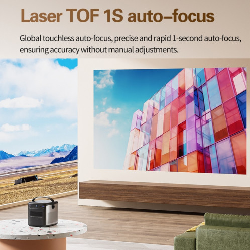 Projecteur sans fil 3D Wifi TOUMEI S8 1080P/4K DLP Android 11.OS Prise UE ST1003385-025