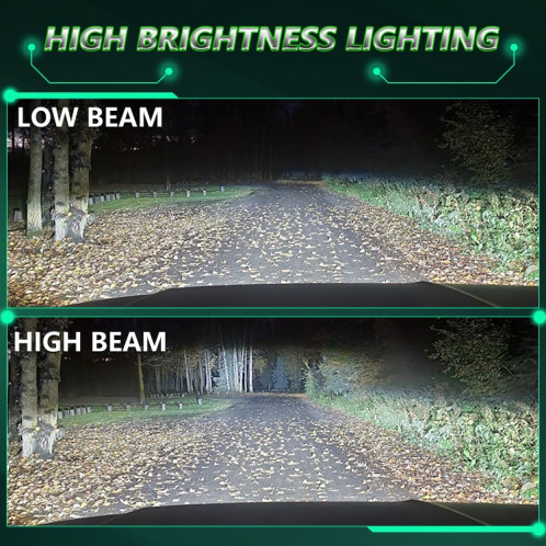 Projecteur de voiture à 24 LED avec quatre tubes en cuivre de 150 W, ampoule : 9012 SH4503710-013