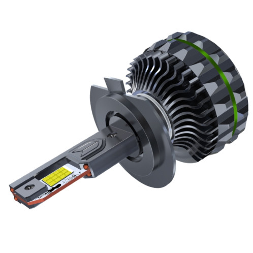 Projecteur de voiture à 24 LED avec quatre tubes en cuivre de 150 W, ampoule : H7 SH4506366-013