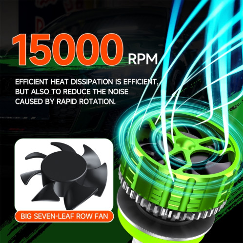 Phare de voiture étanche à LED 100 W à double tube en cuivre en alliage d'aluminium, ampoule : H4 SH6005122-09