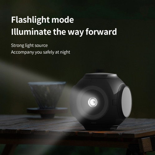 Lampe de poche portable pliable HX123 pour camping, lumière d'ambiance sans fil pour l'extérieur (vert) SH301C320-010