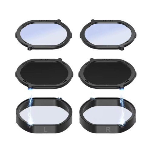 DEVASO pour PlayStation VR 2 6 en 1 Lunettes magnétiques Housse de protection anti-rayures SD2807554-07