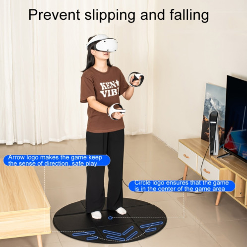 Tapis de sol pour simulation de jeu sportif DEVASO VR (noir) SD901A1881-07