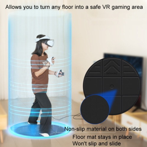 Tapis de sol pour simulation de jeu sportif DEVASO VR (noir) SD901A1881-07