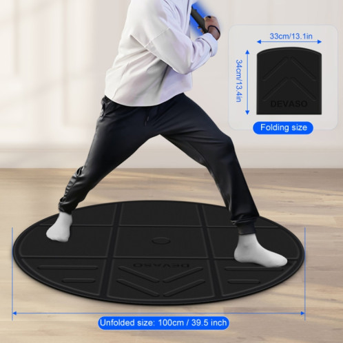 Tapis de sol pour simulation de jeu sportif DEVASO VR (noir) SD901A1881-07