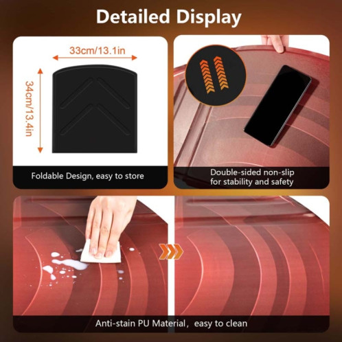 Tapis de sol de simulation de jeu de sport pour lunettes VR STARTRC GAMES (orange) SS001B1902-07