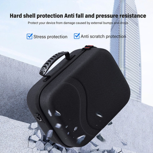 STARTRC GAMES VR Lunettes Accessoires Sac de rangement à bandoulière rigide portable (noir) SS901B1646-07