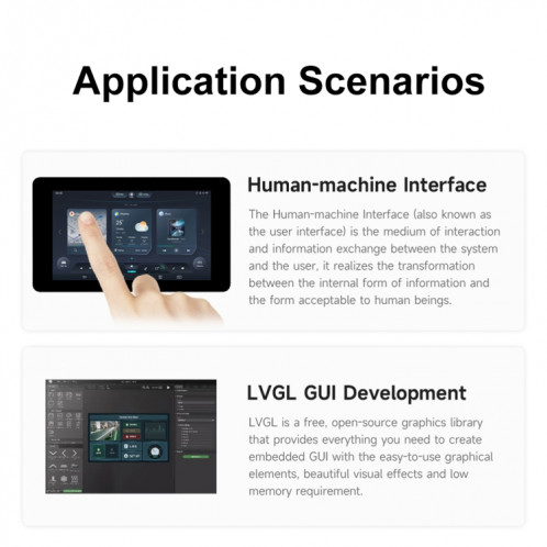 Carte de développement d'écran tactile Waveshare ESP32-S3 7 pouces 800 x 480 (27078) SW401A1389-08