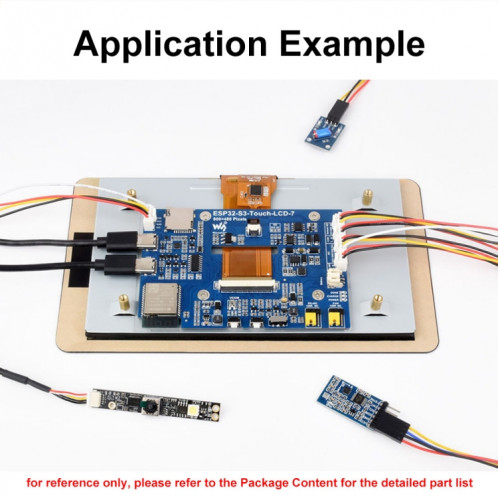 Carte de développement d'écran tactile Waveshare ESP32-S3 7 pouces 800 x 480 (27078) SW401A1389-08