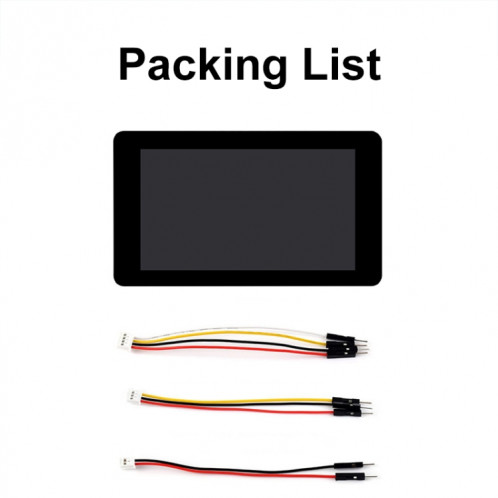 Carte de développement d'écran tactile Waveshare ESP32-S3 7 pouces 800 x 480 (27078) SW401A1389-08
