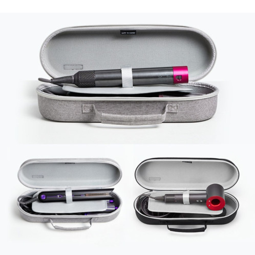 Baona BN-F037 Sac de rangement pour fer à friser portatif de grande capacité pour Dyson HS05 HS01 (noir) SB301B840-08