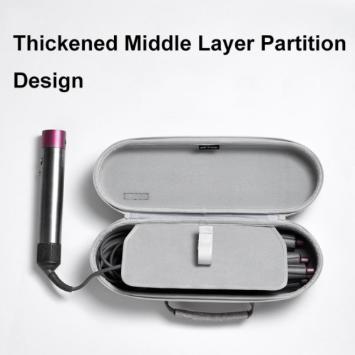Baona BN-F037 Sac de rangement pour fer à friser portatif de grande capacité pour Dyson HS05 HS01 (noir) SB301B840-08