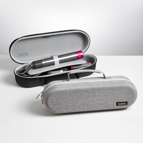 Baona BN-F037 Sac de rangement pour fer à friser portatif de grande capacité pour Dyson HS05 HS01 (gris) SB301A327-08