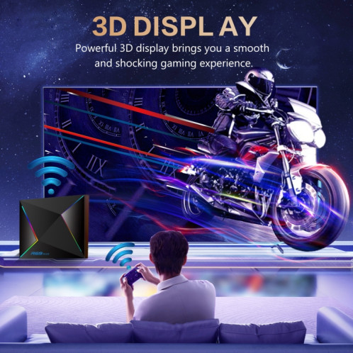 Lecteur réseau 4G + 32G avec R69PLUS Allwinner H728 Octa-Core ARM Cortex A55 Android 14 SH9006163-013