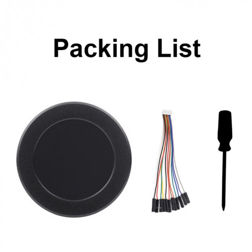 Carte de développement LCD 1,28 pouces Waveshare 26959 ESP32-S3, processeur double cœur LX7 32 bits avec écran tactile SW71011712-011