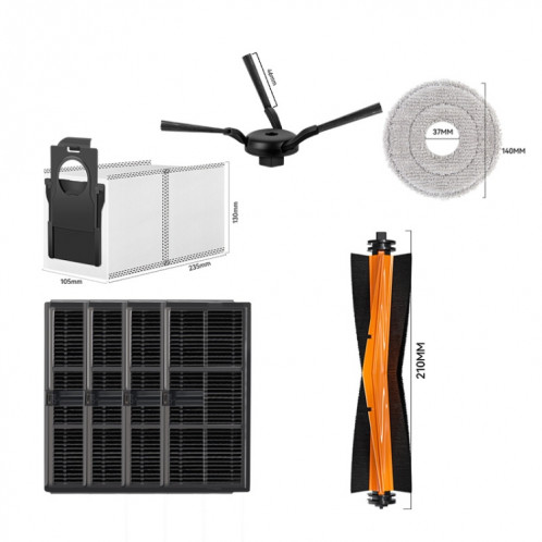 Pièces de rechange pour robot balayeur Dreame S40 Pro Ultra / S40 Brosse latérale SH95011208-05