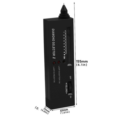 Instrument d'identification de la dureté du cristal de stylo de test de conductivité thermique de mètre de conductivité thermique (sans batterie) SH501A1404-07