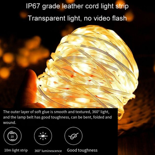 TUBUZHE Lampe à LED portable 2 en 1 pour camping, lumière d'ambiance, rechargeable par USB, veilleuse d'extérieur pour tente (jaune) ST201B397-013