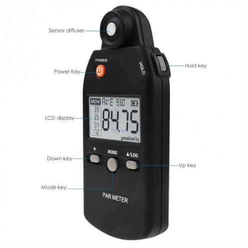 Spectromètre de flux lumineux portable à lumière visible (PAR-355) SH001A510-08