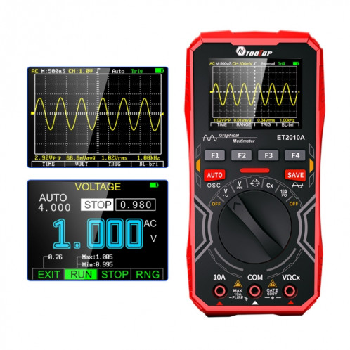 Mini multimètre oscilloscope DIY 2 en 1 TOOLTOP ST44491072-010