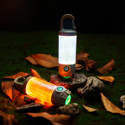 Lampe de poche multifonctionnelle à LED portable rechargeable pour camping en plein air (kaki) SH701B1964-011