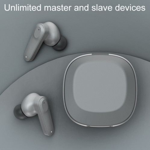 A98 AI Intelligent Translation Wireless Physical Noise Cancellation Bluetooth Earphones(Gray) SH101C1213-09