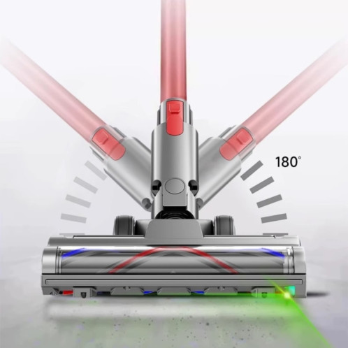 Pour aspirateur Dyson V6, tête de brosse de sol légère à entraînement direct avec lumières LED anti-poussière SH6302469-06