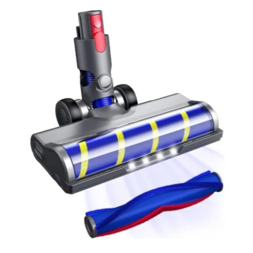 Pour Dyson V6 / V7 / V8 / V10 / V11 / V15 Ensemble de brosses à sol en velours doux et de rouleaux à entraînement direct avec lumière LED SH50951390-05