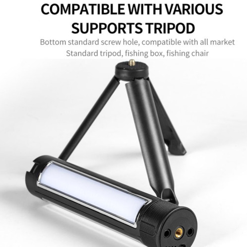 Lampe de travail pliable à LED E-SMARTER D37 avec support, lampe de travail portable rechargeable par USB pour réparation automobile SE89011078-012