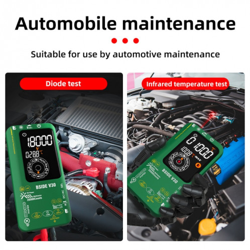 Thermomètre infrarouge multimètre PV intelligent à écran couleur BSIDE V30 SB0201741-017