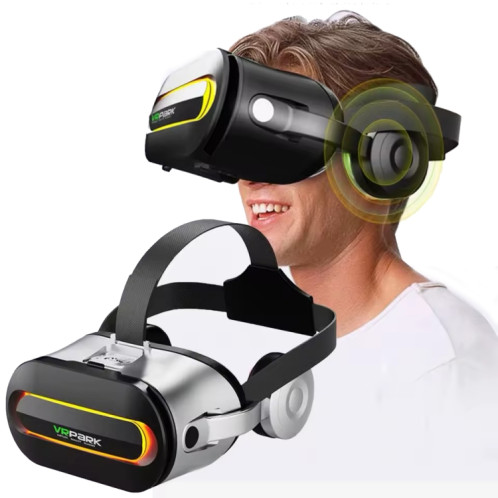 Casque de réalité virtuelle VRPARK J60 Lunettes VR Casque intégré pour une expérience immersive (Noir) SV401B409-010