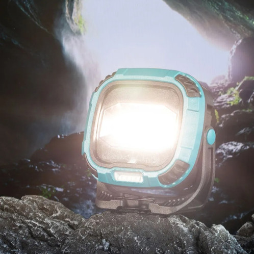 Projecteur de travail portable rechargeable E-SMARTER W895-1 COB, batterie non incluse (jaune) SE401B640-016