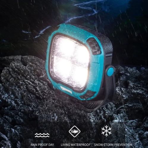 E-SMARTER W894-1 COB Projecteur magnétique Lampe de travail Lampe de poche portable d'urgence lumineuse (Bleu) SE001A1891-016