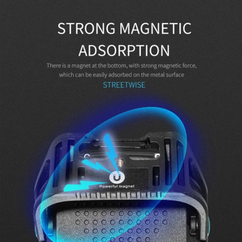 E-SMARTER W894-1 COB Projecteur magnétique Lampe de travail Lampe de poche portable d'urgence lumineuse (Bleu) SE001A1891-016