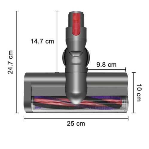 Pour Dyson V7 V8 V10 V11 V15 Aspirateur Direct Drive Moquette Tête De Brosse Accessoires SH2201600-05