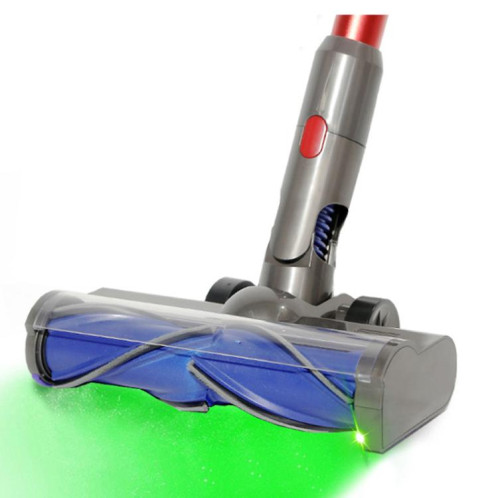 Pour aspirateur Dyson V7 / V8 / V10 / V11 / V15, tête de brosse anti-enchevêtrement à entraînement direct avec lumière verte SH622549-06