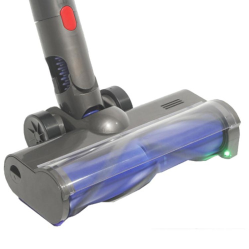 Pour aspirateur Dyson V7 / V8 / V10 / V11 / V15, tête de brosse anti-enchevêtrement à entraînement direct avec lumière verte SH622549-06