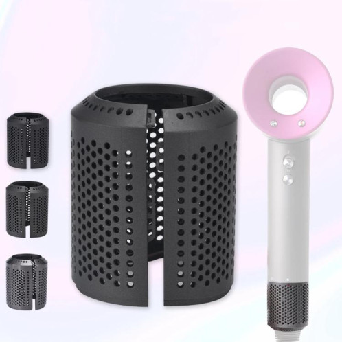 Pour les pièces de rechange de couvercle de filtre extérieur de conception ouverte de sèche-cheveux Dyson HD01 / HD03 / HD08 / HD15 (rose rouge) SH001C1512-08