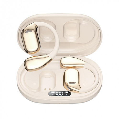 M75 On-Ear AI Traduction intelligente Enregistrement de conférence sans fil Affichage numérique Écouteur Bluetooth (couleur de peau) SH401B853-09