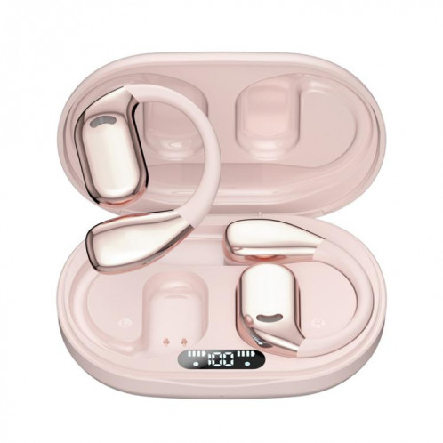 M75 On-Ear AI Traduction intelligente Enregistrement de conférence de langue Affichage numérique sans fil Écouteur Bluetooth (rose) SH401C289-09