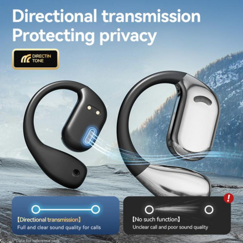 M75 On-Ear AI Traduction intelligente Enregistrement de conférence de langue Affichage numérique sans fil Écouteur Bluetooth (rose) SH401C289-09