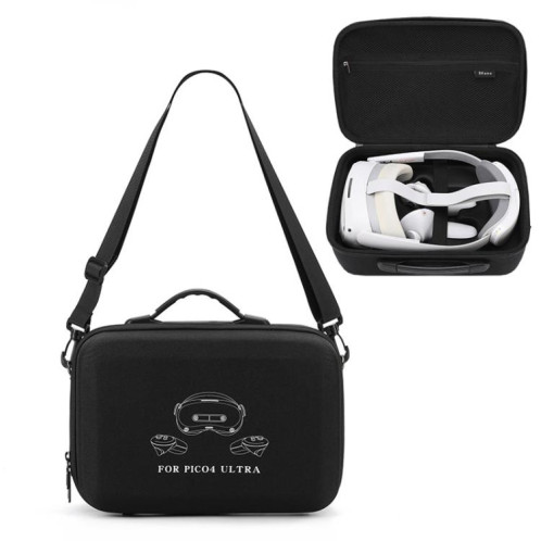 Pour PICO 4 Ultra BKANO P4U-001 VR Lunettes Organisateur Sac À Bandoulière Portable (Noir) SB101B414-07