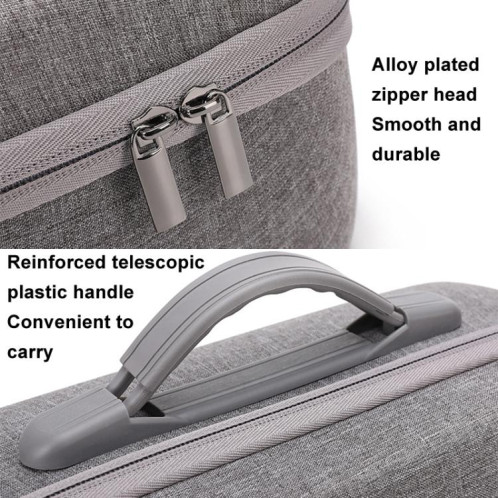 Pour PICO 4 Ultra BKANO P4U-001 VR Lunettes Organisateur Sac À Bandoulière Portable (Gris) SB101A270-07