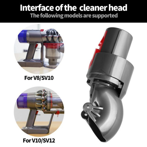Connecteur de tête d'aspiration à couple élevé pour aspirateur Dyson V11 / V15, pièces de réparation d'interface d'alimentation SH7402773-06